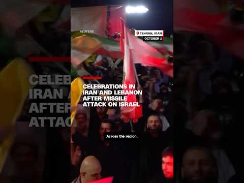 Celebrations in Iran and Lebanon after missile attack on Israel