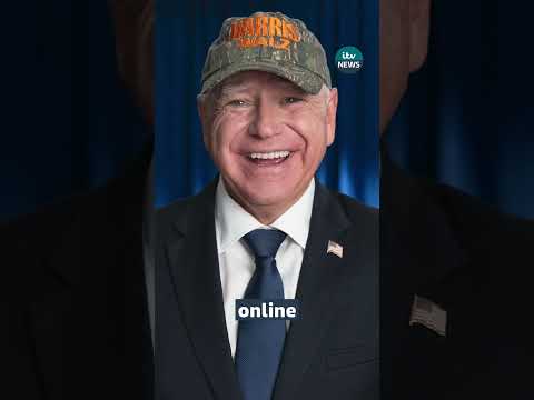 Can merchandise predict the next president? #itvnews #uselection #donaldtrump #kamalaharris #shorts