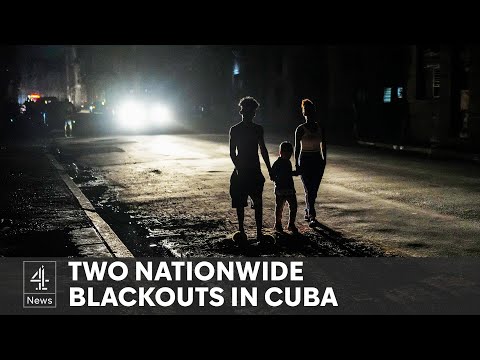 Millions left without electricity in Cuba suffers two nationwide blackouts