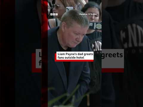 Liam Payne’s father visits the hotel where his son died. #LiamPayne #BBCNews