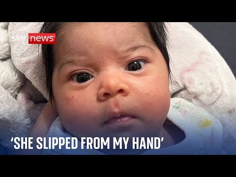 Father of baby girl who died in the English Channel says ‘she slipped from my hand’