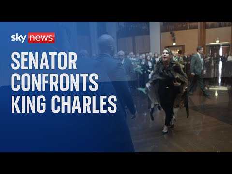 ‘This is not your land’: Senator Lidia Thorpe shouts at King Charles in Australian parliament