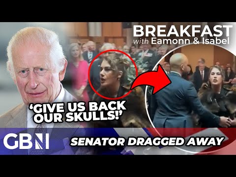 WATCH: Australian senator ‘SCREAMING’ at King Charles REMOVED from chamber after UNHINGED outburst