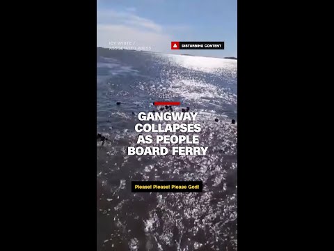 Video shows the chaotic moments after deadly boat dock gangway collapse