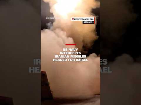 US Navy intercepts Iranian missiles headed to Israel