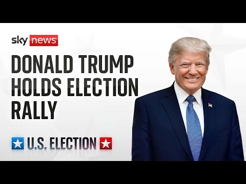 Watch live: Former President Donald Trump speaks at a rally in North Carolina