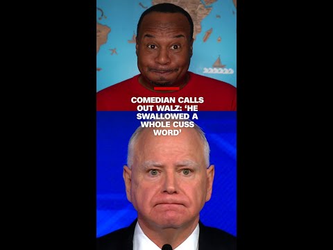 Comedian calls out Walz: ‘He swallowed a whole cuss word’