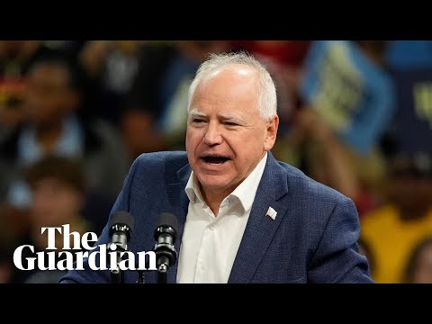 Tim Walz calls out Trump over McDonald’s appearance at Wisconsin rally