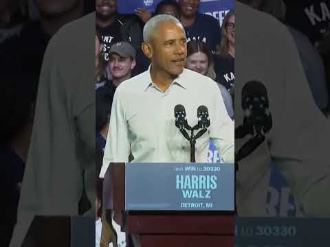 Obama raps ‘Lose Yourself’ at Detroit rally