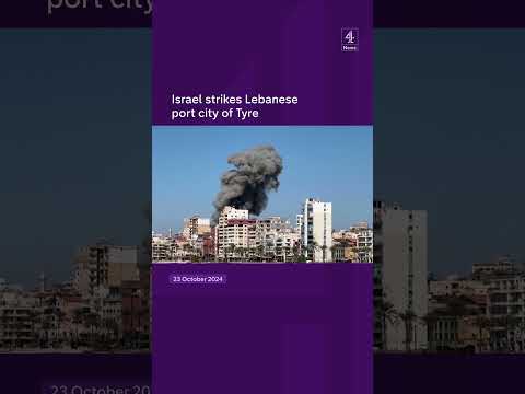 Israel strikes Lebanese port city of Tyre