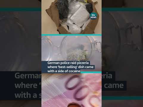 German police raid pizzeria where ‘best-selling’ dish came with a side of cocaine | ITV News