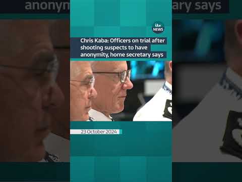Chris Kaba: Officers on trial after shooting suspects to have anonymity #itvnews #shorts