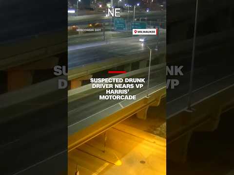 Suspected drunk driver nears VP Harris’ motorcade