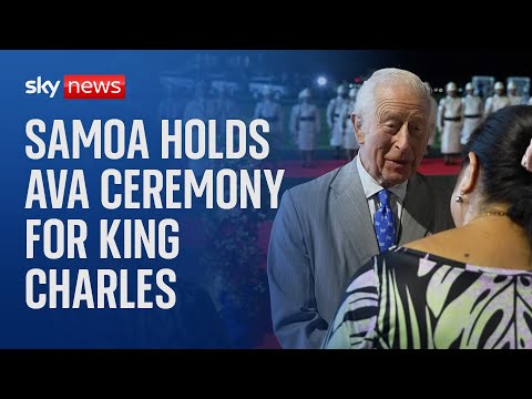 Watch live: Samoa holds an ava ceremony for King Charles