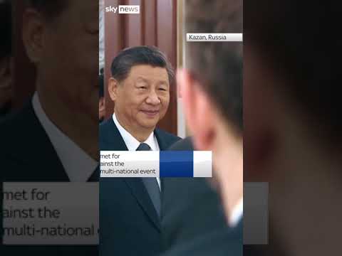 Chinese President Xi Jinping arrives in Russia ahead of the BRICS summit