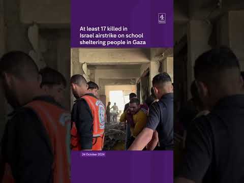 17 killed in Israeli strike on Gaza shelter