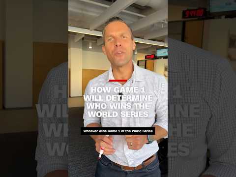 How Game 1 will determine who wins the World Series