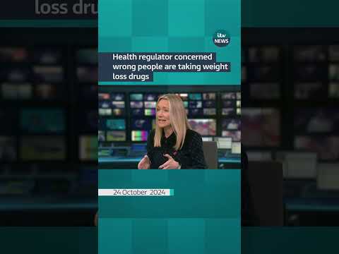 Health regulator concerned wrong people are taking weight loss drugs #itvnews #shorts