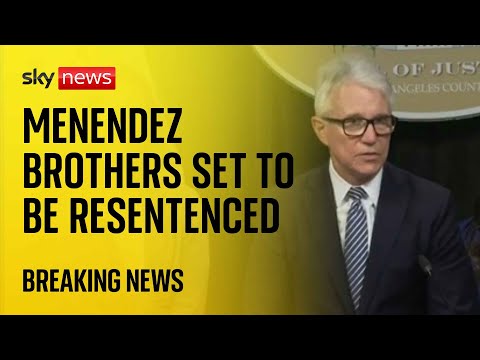 Menendez brothers set to be resentenced for murder of parents – full news conference