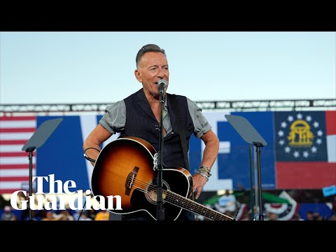 Bruce Springsteen calls Trump an ‘American tyrant’ at Kamala Harris rally