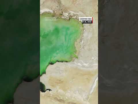 The largest inland sea in the world is drying up