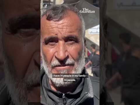 Gaza: ‘If we don’t die from the war, we will die from hunger’