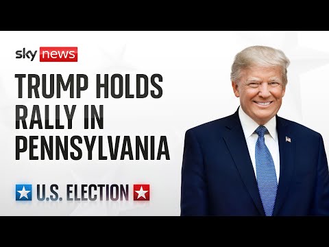 Donald Trump holds a rally in State College, Pennsylvania │ 26 October