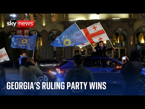 Georgia’s ruling party wins election over pro-EU opposition