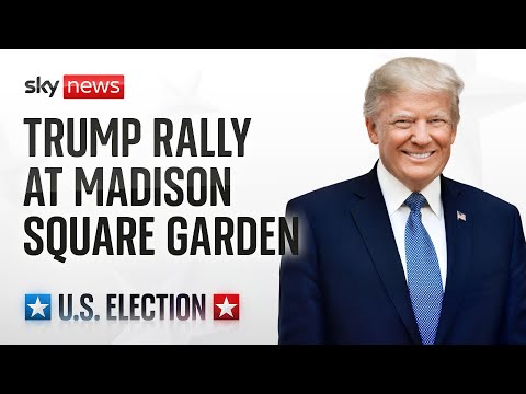 Watch live: Donald Trump holds campaign rally at Madison Square Garden, New York City