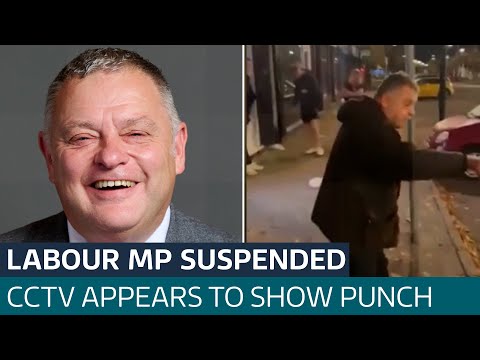 Labour MP has whip suspended after video appears to show him punching man | ITV News