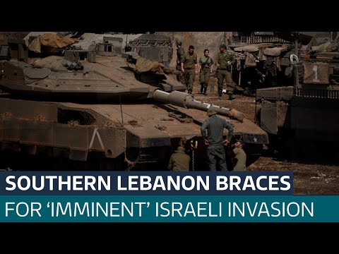 Israeli ground invasion into southern Lebanon ‘imminent’ | ITV News