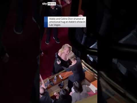 Adele sobs after seeing Celine Dion in audience
