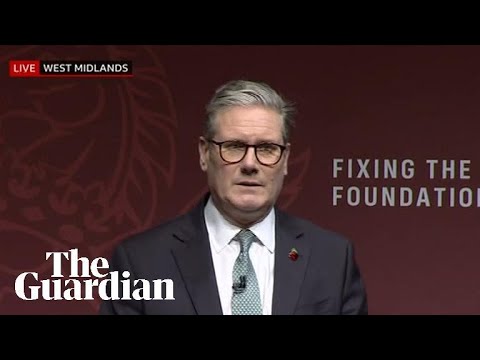 Keir Starmer gives pre-budget speech – watch live