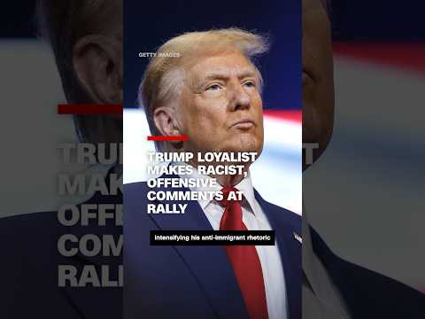 Trump loyalist makes racist, offensive comments at rally