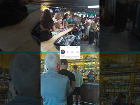 How do you queue at a bar? #itvnews