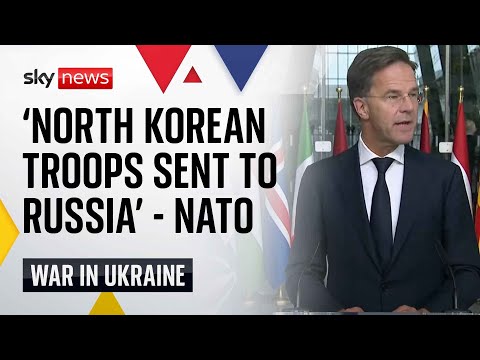 NATO confirms North Korean troops are being sent to Russia to fight Ukraine – Speech in full