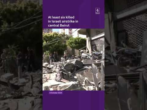 Deadly Israeli airstrike in central Beirut