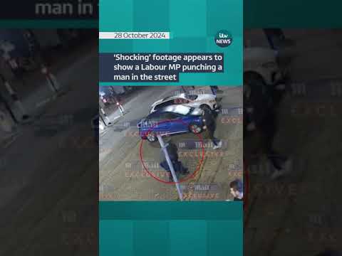 ‘Shocking’ footage appears to show a Labour MP punching a man in the street #itvnews #shorts