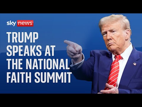 Watch live: Trump speaks at the Inaugural National Faith Summit