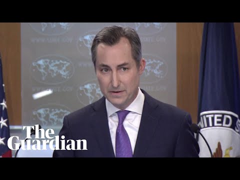 US ‘deeply concerned’ by Israel’s legislation to ban Unrwa, state department says