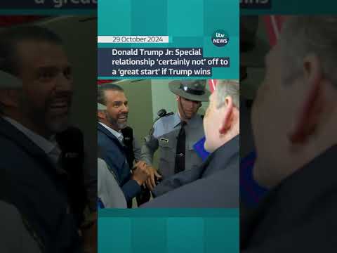 Donald Trump Jr.: UK-US relationship “certainly not” off to “great start” if Trump wins #shorts