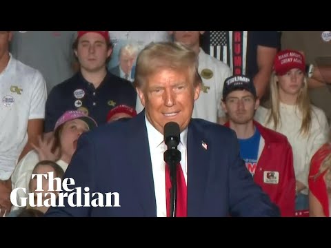 Trump tells Georgia rally: ‘I am the opposite of a Nazi’