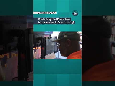 Predicting the US election: Is the answer in Door county? #itvnews #shorts #uselection
