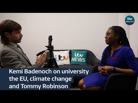 Tommy Robinson, university, the EU: Kemi Badenoch’s pitch to young voters
