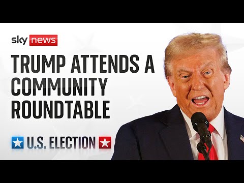 Watch live: Donald Trump attends a community roundtable in Pennsylvania