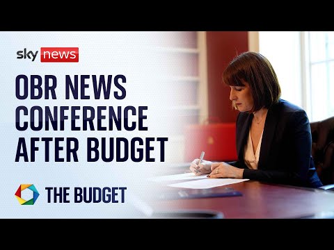 Watch live: Office for Budget Responsibility news conference after the budget