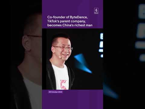 China’s richest man is TikTok co-founder