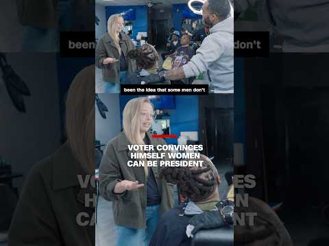 Voter convinces himself women can be president