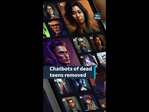 Bereaved families are demanding change after chatbot versions of dead teens appeared online #itvnews