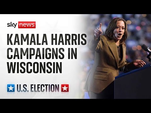 Watch live: Kamala Harris speaks at campaign event in Wisconsin